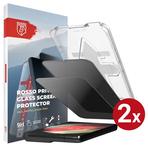 Rosso Samsung S21 Plus Privacy Glass met Installatietray (2-Pack) afbeelding 14