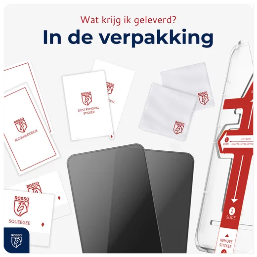 Rosso iPhone 11 Pro Max Privacy Glass met Installatietray (2-Pack) afbeelding 11
