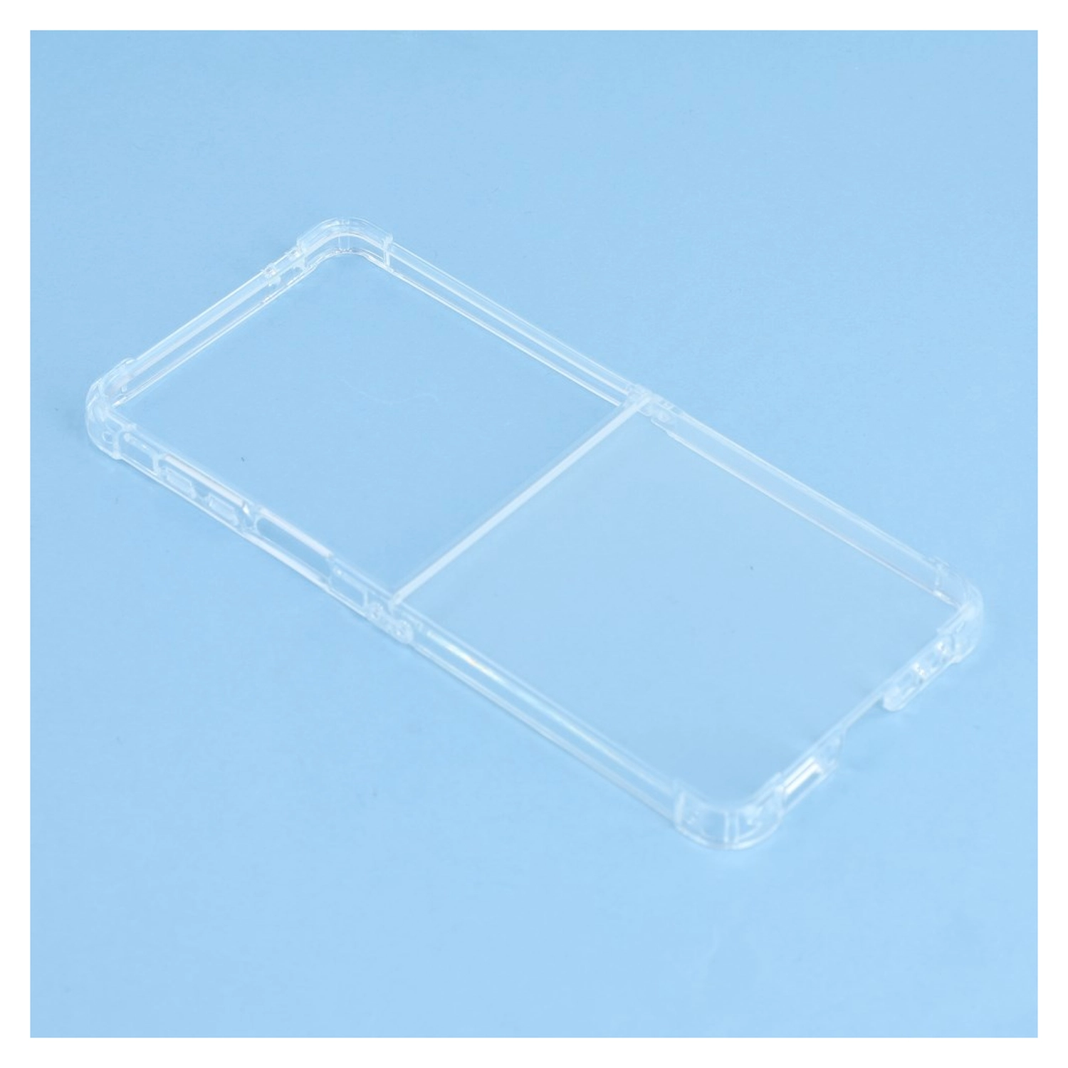 Samsung Galaxy Z Flip 7 Hoesje Schokbestendig en Dun TPU Back Cover Transparant afbeelding 4