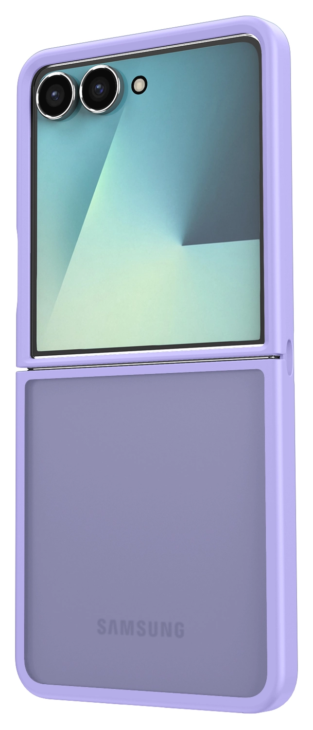 Samsung Galaxy Z Flip 7 Hoesje Back Cover Matte Paars afbeelding 4