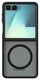Samsung Galaxy Z Flip 7 Hoesje met MagSafe Back Cover Matte Zwart afbeelding 5