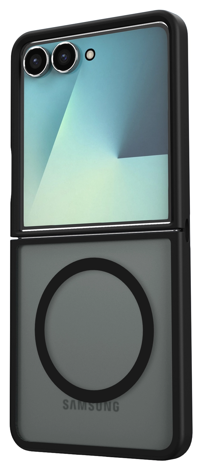 Samsung Galaxy Z Flip 7 Hoesje met MagSafe Back Cover Matte Zwart afbeelding 6