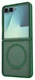 Samsung Galaxy Z Flip 7 Hoesje met MagSafe Back Cover Matte Groen afbeelding 6