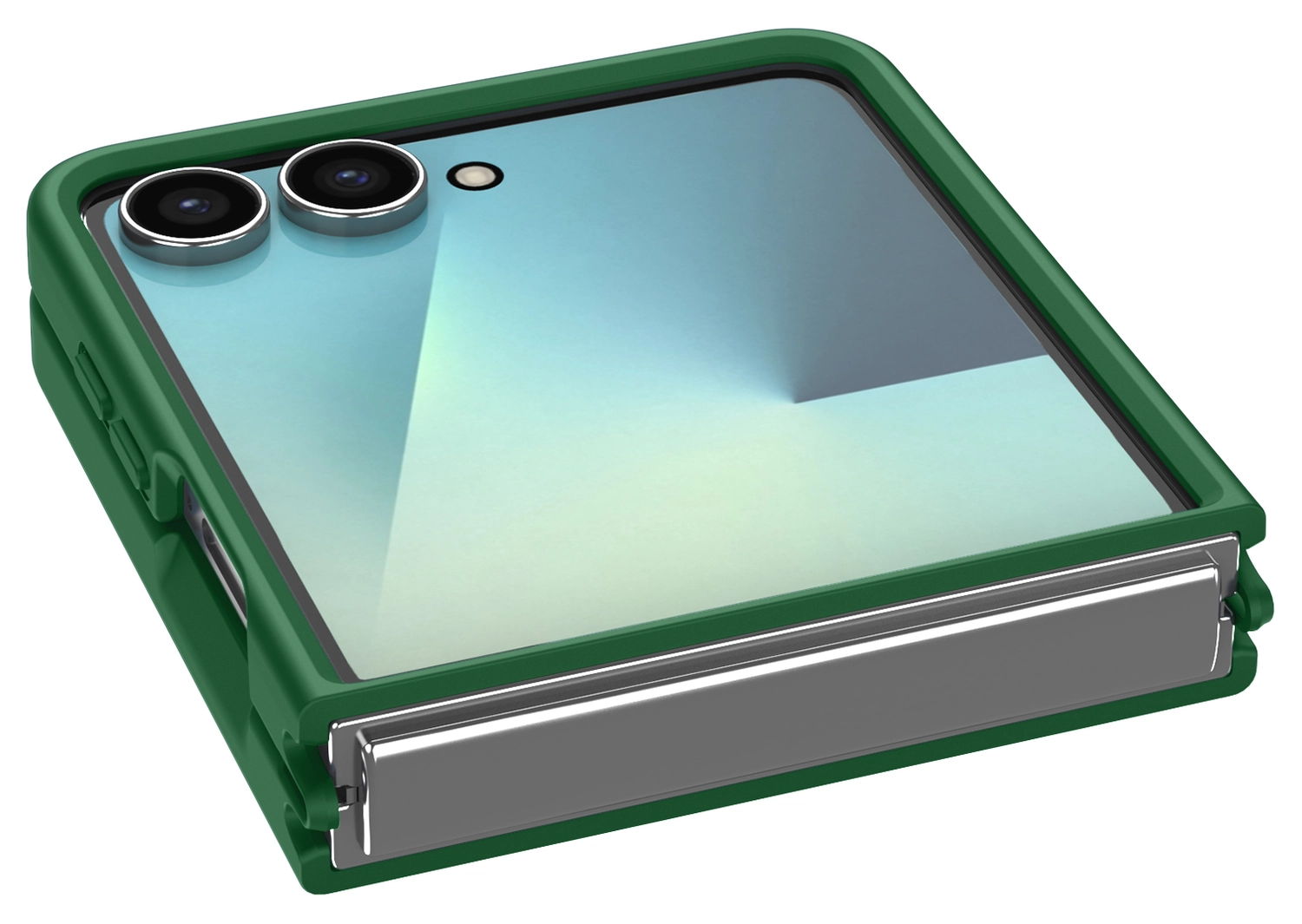 Samsung Galaxy Z Flip 7 Hoesje met MagSafe Back Cover Matte Groen afbeelding 10