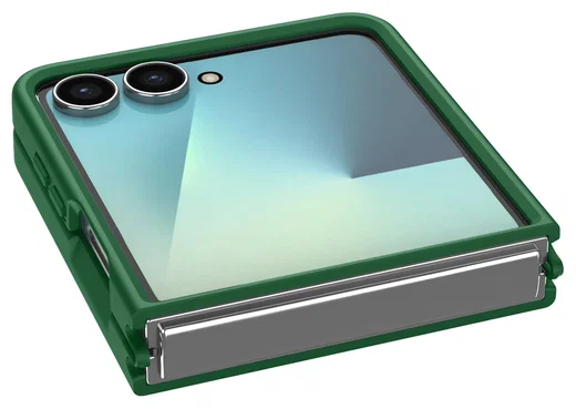 Samsung Galaxy Z Flip 7 Hoesje met MagSafe Back Cover Matte Groen afbeelding 10