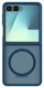 Samsung Galaxy Z Flip 7 Hoesje met MagSafe Back Cover Matte Blauw afbeelding 4