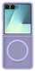Samsung Galaxy Z Flip 7 Hoesje met MagSafe Back Cover Matte Paars afbeelding 4