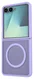 Samsung Galaxy Z Flip 7 Hoesje met MagSafe Back Cover Matte Paars afbeelding 6