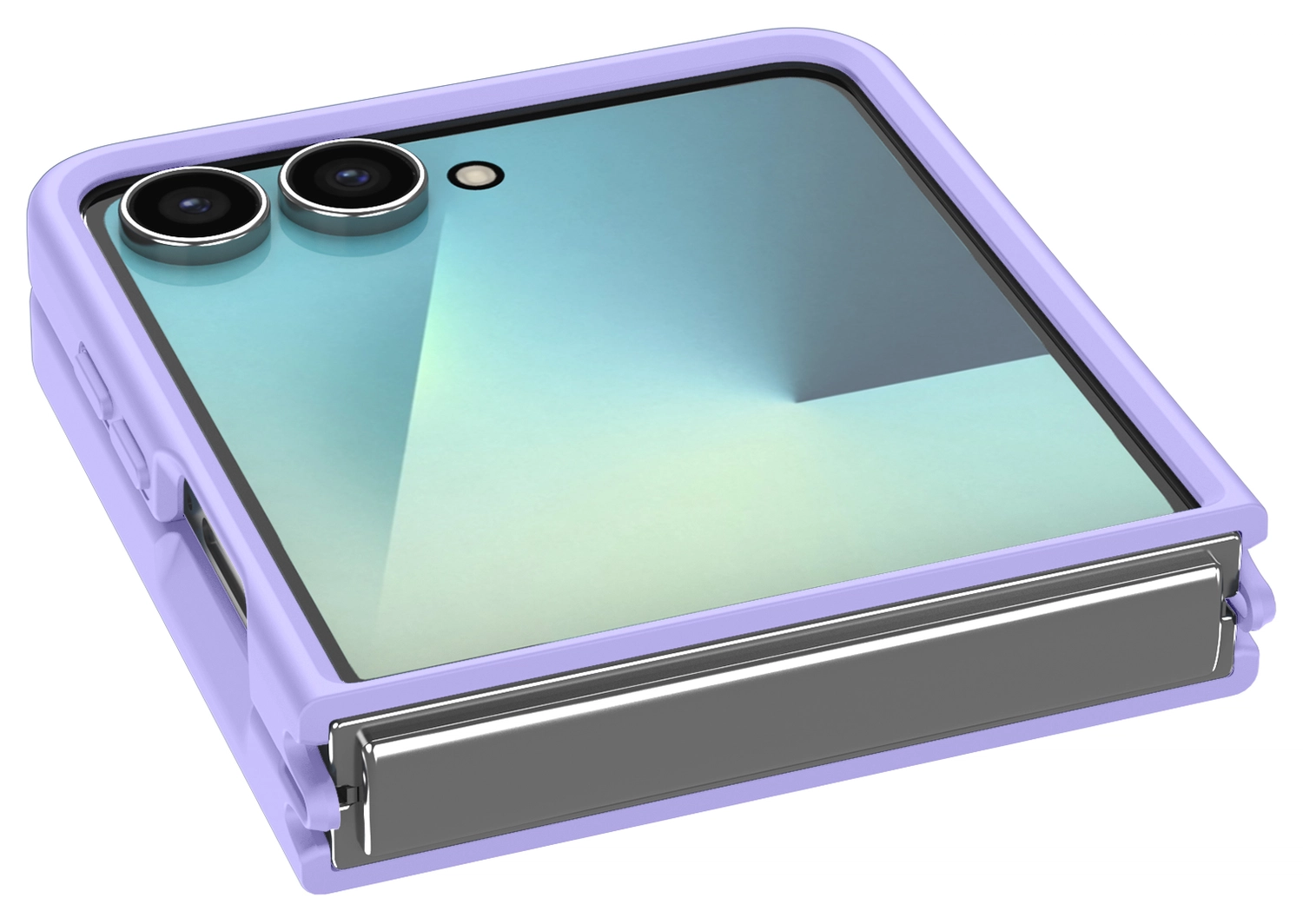 Samsung Galaxy Z Flip 7 Hoesje met MagSafe Back Cover Matte Paars afbeelding 9
