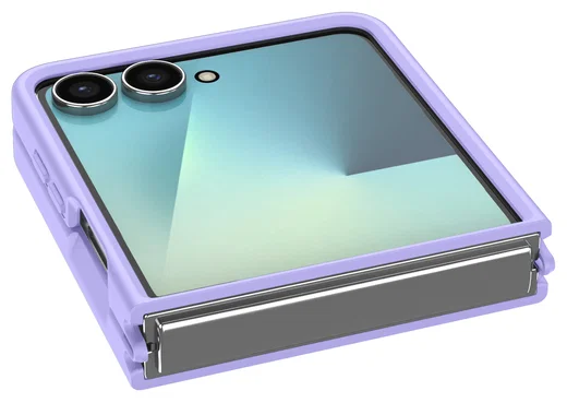 Samsung Galaxy Z Flip 7 Hoesje met MagSafe Back Cover Matte Paars afbeelding 9