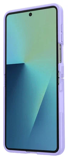 Samsung Galaxy Z Flip 7 Hoesje met MagSafe Back Cover Matte Paars afbeelding 10