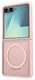 Samsung Galaxy Z Flip 7 Hoesje met MagSafe Back Cover Matte Roze afbeelding 6