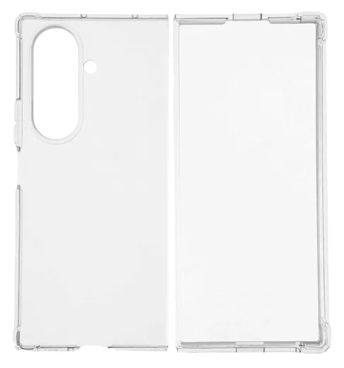 Samsung Galaxy Z Fold 7 Hoesje Schokbestendig en Dun TPU Back Cover Transparant afbeelding 2