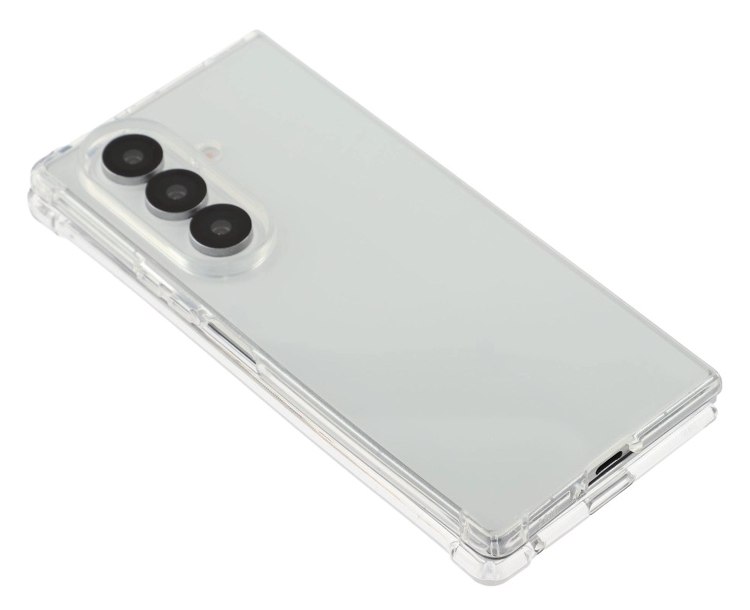 Samsung Galaxy Z Fold 7 Hoesje Schokbestendig en Dun TPU Back Cover Transparant afbeelding 6
