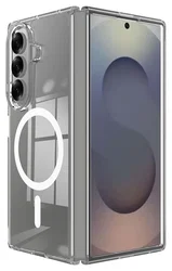 Samsung Galaxy Z Fold 7 Hoesje Hard Back Cover met MagSafe Transparant afbeelding