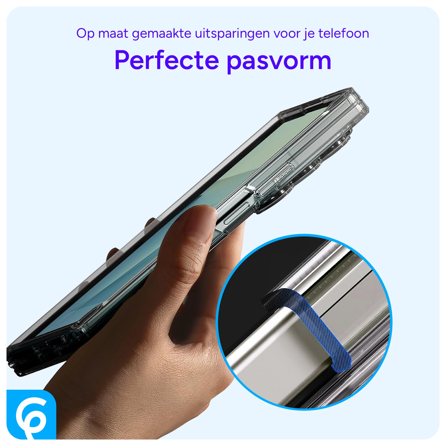 Samsung Galaxy Z Fold 7 Hoesje Hard Back Cover met MagSafe Transparant afbeelding 4