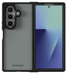 Samsung Galaxy Z Fold 7 Hoesje Back Cover Matte Zwart afbeelding