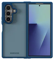 Samsung Galaxy Z Fold 7 Hoesje Back Cover Matte Blauw afbeelding