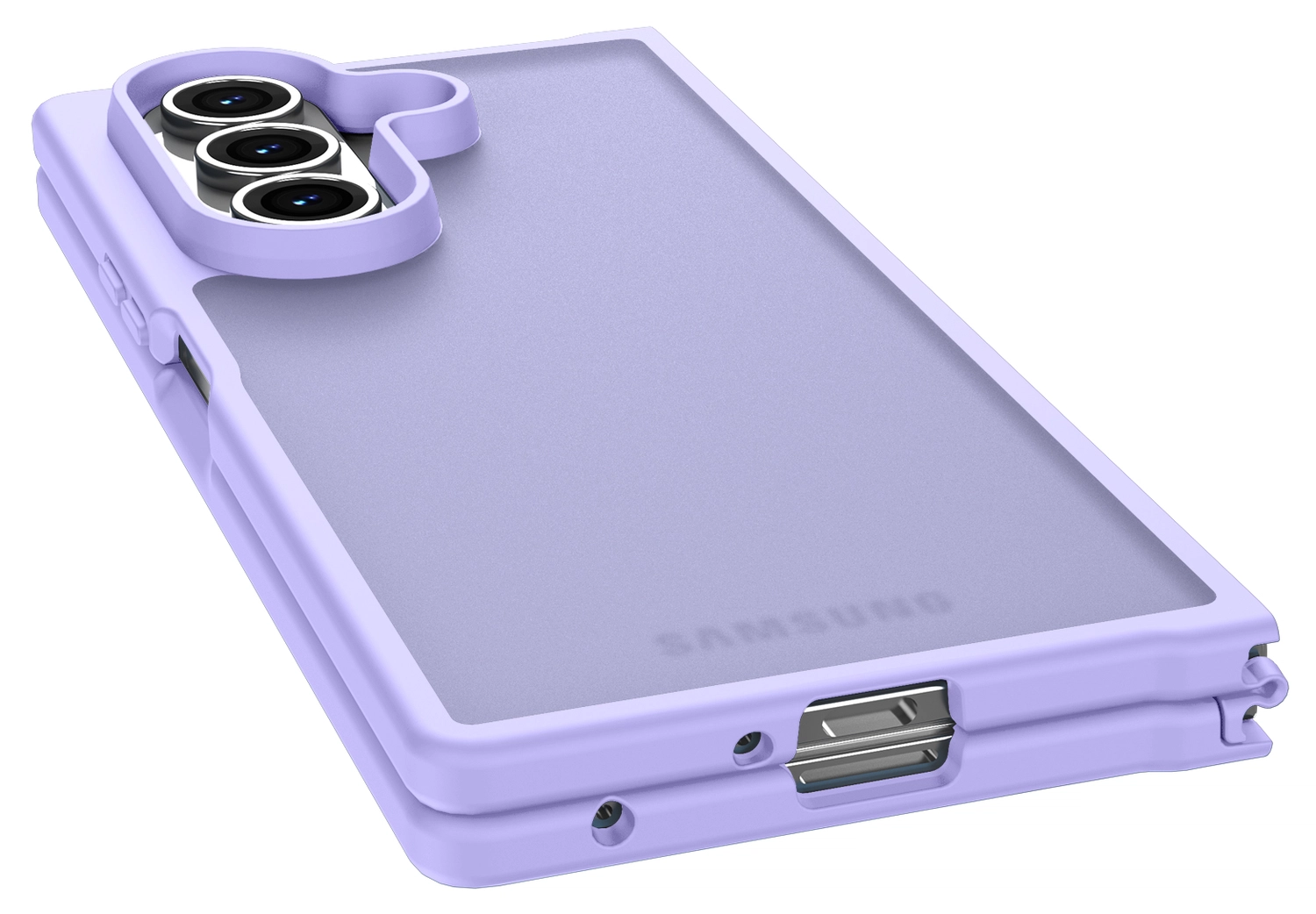 Samsung Galaxy Z Fold 7 Hoesje Back Cover Matte Paars afbeelding 6