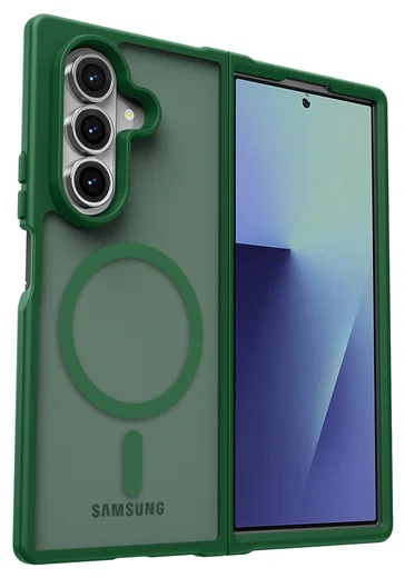 Samsung Galaxy Z Fold 7 Hoesje met MagSafe Back Cover Matte Groen afbeelding 5