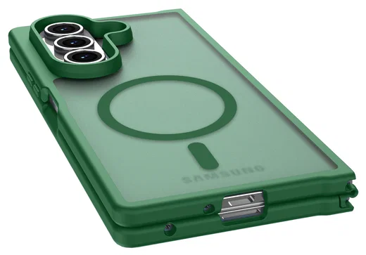 Samsung Galaxy Z Fold 7 Hoesje met MagSafe Back Cover Matte Groen afbeelding 10