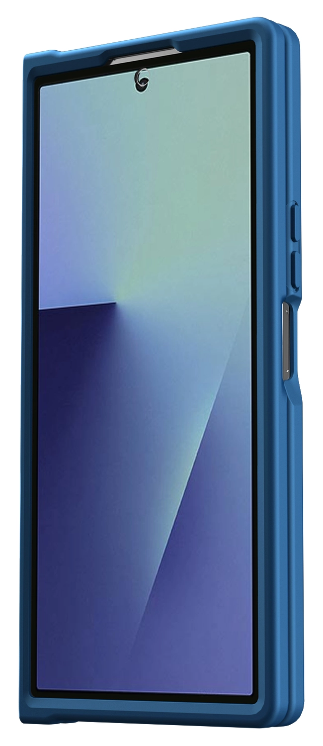 Samsung Galaxy Z Fold 7 Hoesje met MagSafe Back Cover Matte Blauw afbeelding 10