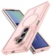 Samsung Galaxy Z Fold 7 Hoesje met MagSafe Back Cover Matte Roze afbeelding 2