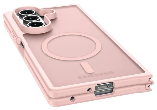 Samsung Galaxy Z Fold 7 Hoesje met MagSafe Back Cover Matte Roze afbeelding 6