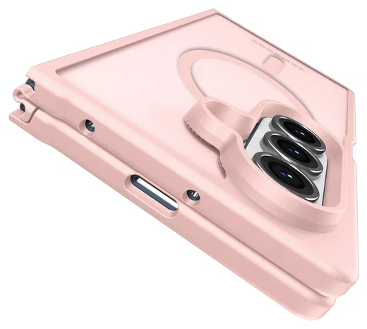 Samsung Galaxy Z Fold 7 Hoesje met MagSafe Back Cover Matte Roze afbeelding 8