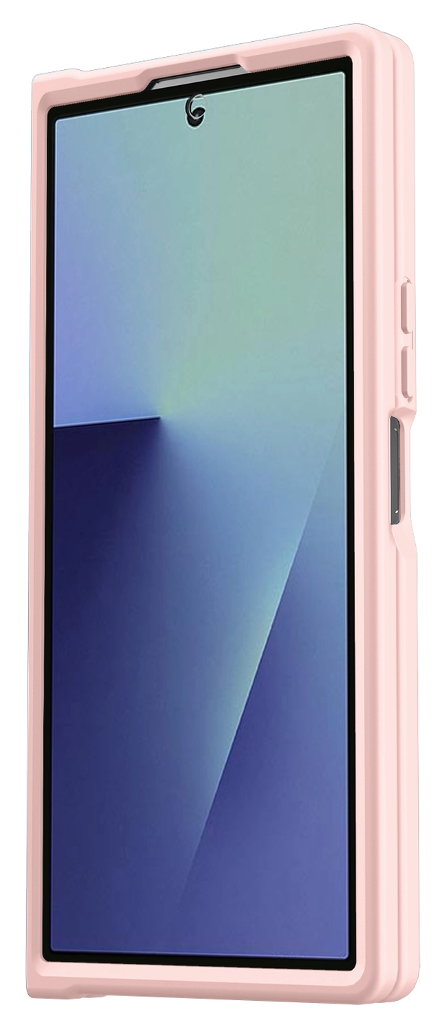 Samsung Galaxy Z Fold 7 Hoesje met MagSafe Back Cover Matte Roze afbeelding 9