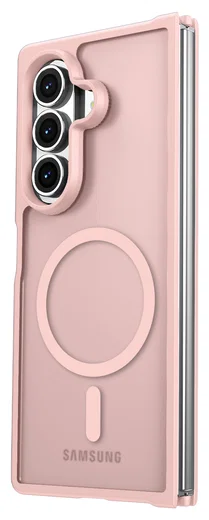 Samsung Galaxy Z Fold 7 Hoesje met MagSafe Back Cover Matte Roze afbeelding 10