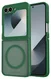 Samsung Galaxy Z Flip 7 FE / 6 Hoesje met MagSafe Back Cover Matte Groen