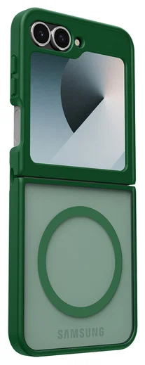 Samsung Galaxy Z Flip 7 FE / 6 Hoesje met MagSafe Back Cover Matte Groen afbeelding 7