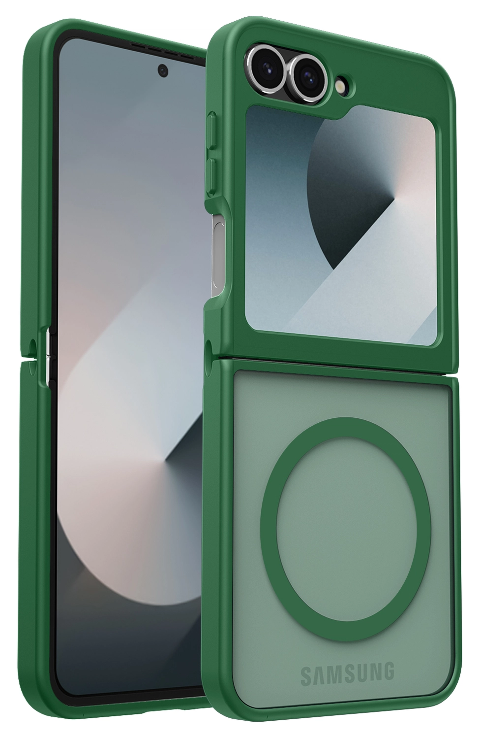 Samsung Galaxy Z Flip 7 FE / 6 Hoesje met MagSafe Back Cover Matte Groen afbeelding 9