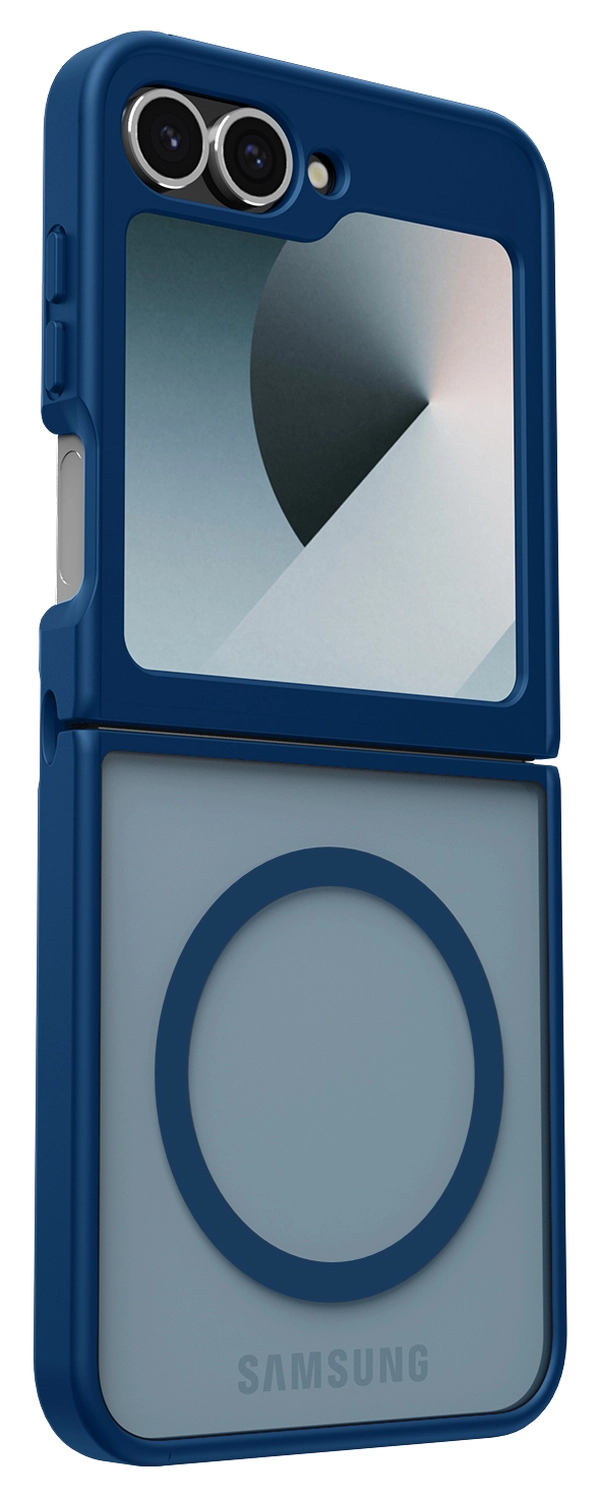 Samsung Galaxy Z Flip 7 FE / 6 Hoesje met MagSafe Back Cover Matte Blauw afbeelding 13