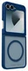 Samsung Galaxy Z Flip 7 FE / 6 Hoesje met MagSafe Back Cover Matte Blauw afbeelding 13