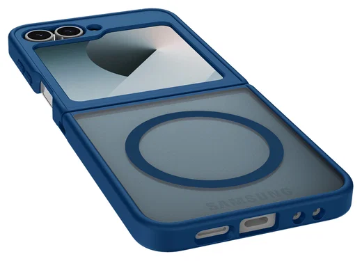 Samsung Galaxy Z Flip 7 FE / 6 Hoesje met MagSafe Back Cover Matte Blauw afbeelding 10