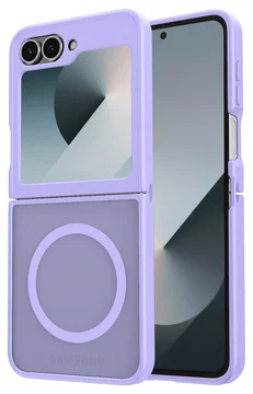 Samsung Galaxy Z Flip 7 FE / 6 Hoesje met MagSafe Back Cover Matte Paars
