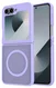 Samsung Galaxy Z Flip 7 FE / 6 Hoesje met MagSafe Back Cover Matte Paars