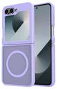 Samsung Galaxy Z Flip 7 FE / 6 Hoesje met MagSafe Back Cover Matte Paars