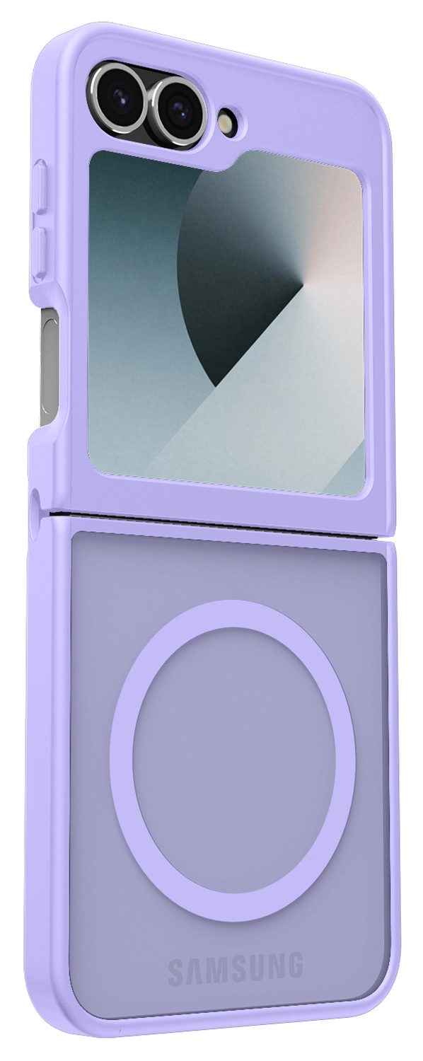 Samsung Galaxy Z Flip 7 FE / 6 Hoesje met MagSafe Back Cover Matte Paars afbeelding 9