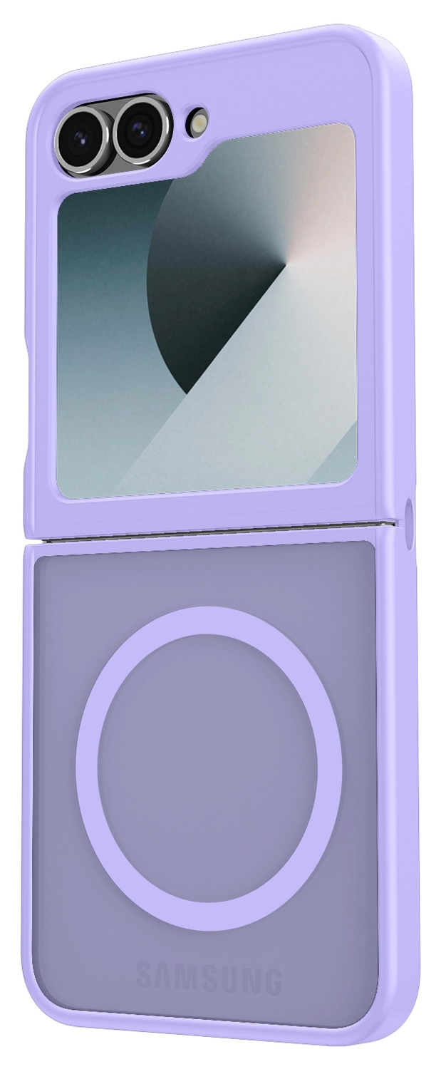 Samsung Galaxy Z Flip 7 FE / 6 Hoesje met MagSafe Back Cover Matte Paars afbeelding 10