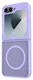 Samsung Galaxy Z Flip 7 FE / 6 Hoesje met MagSafe Back Cover Matte Paars afbeelding 10