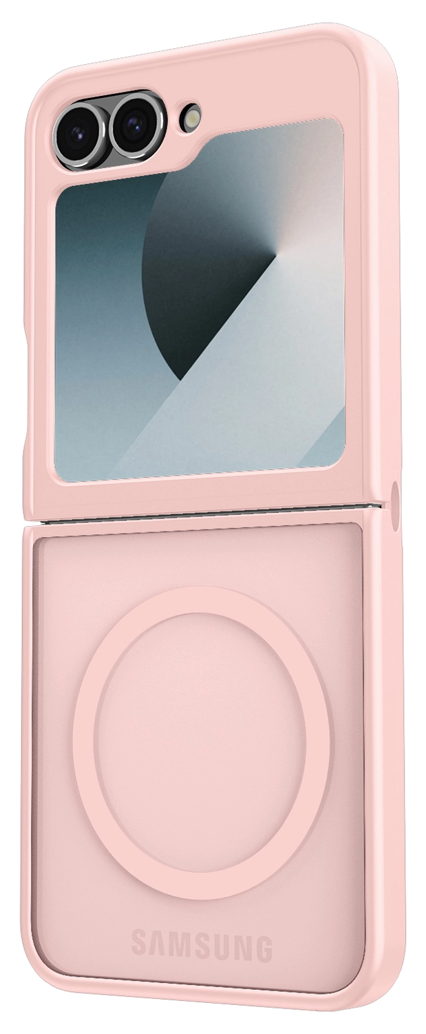 Samsung Galaxy Z Flip 7 FE / 6 Hoesje met MagSafe Back Cover Matte Roze afbeelding 7