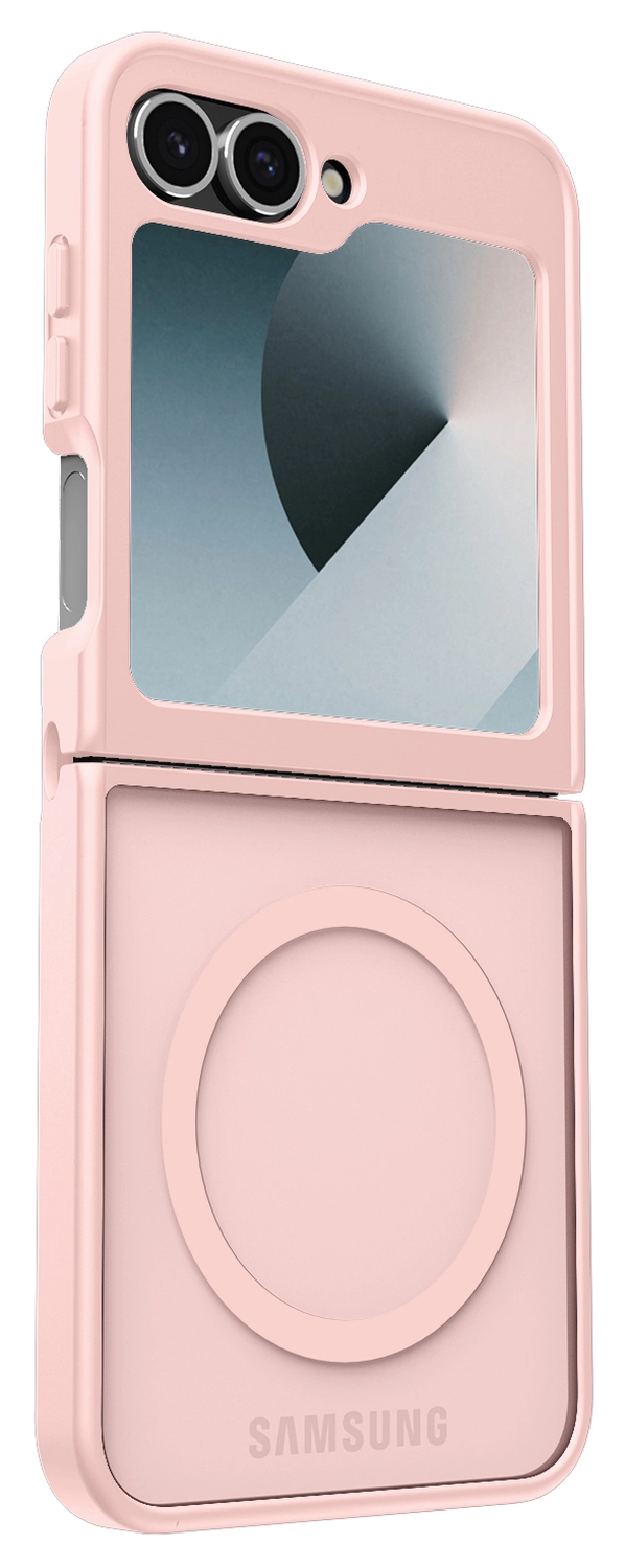 Samsung Galaxy Z Flip 7 FE / 6 Hoesje met MagSafe Back Cover Matte Roze afbeelding 9