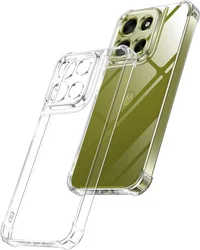 Motorola Moto G86 Hoesje Schokbestendig en Dun TPU Back Cover Transparant afbeelding
