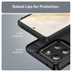 Motorola Moto G86 Hoesje Geborsteld TPU Flexibele Back Cover Zwart afbeelding 7