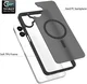 Samsung Galaxy A06 Hoesje met MagSafe Back Cover Matte Zwart afbeelding 7