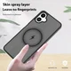 Samsung Galaxy A06 Hoesje met MagSafe Back Cover Matte Zwart afbeelding 9