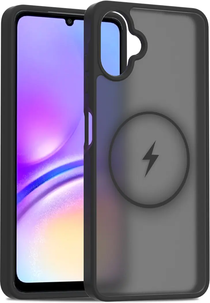 Samsung Galaxy A06 Hoesje met MagSafe Back Cover Matte Zwart afbeelding 1